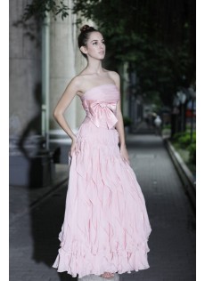 Bodenlang Rückenfrei Hohe|Imperium A Linie|Prinzessin Chiffon Brautjungfernkleider