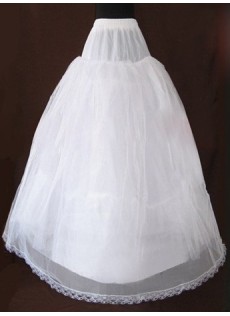 A Linie|Prinzessin Knöchellänge Elegant|Bescheiden Komfortable Reifrock