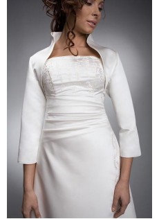 Wunderbar Herbst Taft Chic|Modern Einfache Weiß Bolero