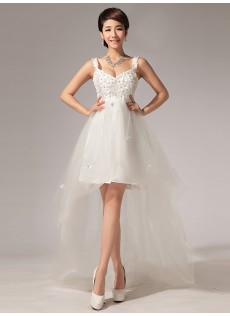 Luxuriös Saal Reißverschluss A-Linie Organza A-Linie  Brautkleid