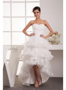 Im Urlaub Ärmellos Empire-Stil Prinzessin Organza Elegante Brautkleider