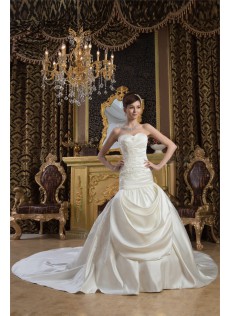 Wunderschöne Garten|Outdoor Applikation Empire-Stil Satin Duchesse-Linie Brautkleid