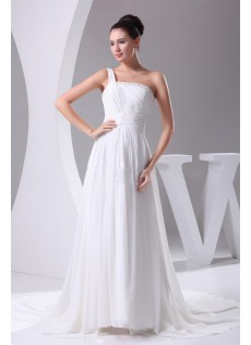 lässig Modern Strand |Urlaubsziel Ärmellos Chiffon Brautkleid Spitze