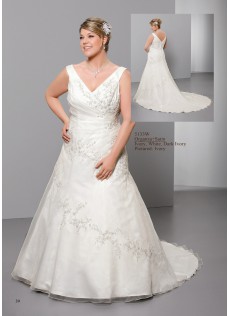 Sommer Im Urlaub Faltenkleid Prinzessin Taft Brautkleider mit Stickerei