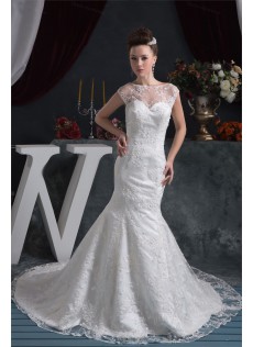 Elegant Im Urlaub Ärmellos Empire-Stil Spitze Brautkleider 2014