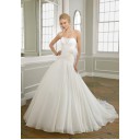 Schöne Chic|Modern Halle|Hotel A Linie|Prinzessin Organza A-Linie Brautkleid