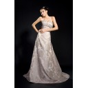 Strand Abgedeckte Flügelärmel Hohe|Imperium Chiffon Brautkleider mit Ärmel