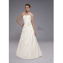 Herbst Zielort Hohe|Imperium A Linie|Prinzessin Organza A-Linie Brautkleid