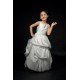 Eye Catching Garten|Outdoor A Linie|Prinzessin Weiß Organza Duchesse-Linie Brautkleid