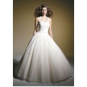 Halle|Hotel Rückenfrei Neckholder Ballkleid Organza Duchesse-Linie Brautkleid