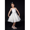 Garten|Outdoor Schnürung Natürlich A Linie|Prinzessin Satin Brautkleider mit Neckholder