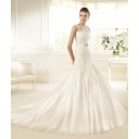 Chic|Modern Garten|Outdoor Abgedeckte A Linie|Prinzessin Spitze Etui-linie Brautkleid