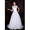 Frühling Garten|Outdoor Ärmellos Liebsten Taft Meerjungfrau Brautkleid
