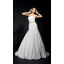 Sommer Elegant|Bescheiden Zielort Hohe|Imperium Spitze A-Linie Brautkleid