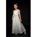 Amazing Garten|Outdoor Bodenlang Rückenfrei Taft A-Linie Brautkleid