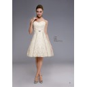 Halle|Hotel Abgedeckte Hohe|Imperium Prinzessin Spitze A-Linie Brautkleid