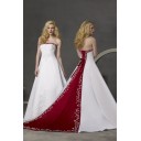 Chic|Modern Garten|Outdoor Natürlich A Linie|Prinzessin Satin A-Linie Brautkleid