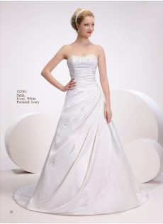 Chic|Modern Garten|Outdoor Natürlich A Linie|Prinzessin Satin A-Linie Brautkleid