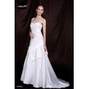 Chic|Modern Halle|Hotel Kapelle Schleppe Hohe|Imperium Taft Etui-linie Brautkleid