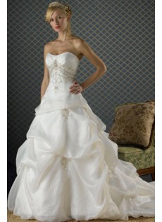 Frühling Chic|Modern Zielort Weiß Taft Duchesse-Linie Brautkleid