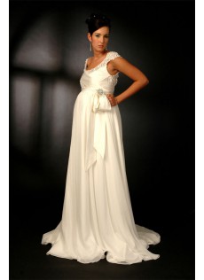Dramatisch Sommer Halle|Hotel A Linie|Prinzessin Chiffon Brautkleider mit Ärmel