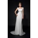 Vintage|Zeitlos Kirche Reißverschluss Neckholder Organza Brautkleider mit Neckholder