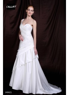 Winter Elegant|Bescheiden Kirche Kapelle Schleppe Spitze Meerjungfrau Brautkleid