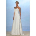 Chic|Modern Strand Split Side A Linie|Prinzessin Chiffon Meerjungfrau Brautkleid