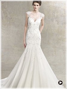 Etui-linie Brautkleid